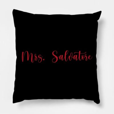 Mrs Salvatore Throw Pillow Official Vampire Diaries Merch