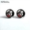 2021 New The Vampire Diaries Stud Earring TV Series Round Earrings Handmade Glass Dome Photo Printed 5 - Vampire Diaries Merch