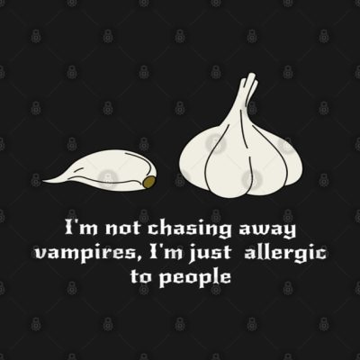 Allergic To People Crewneck Sweatshirt Official Vampire Diaries Merch