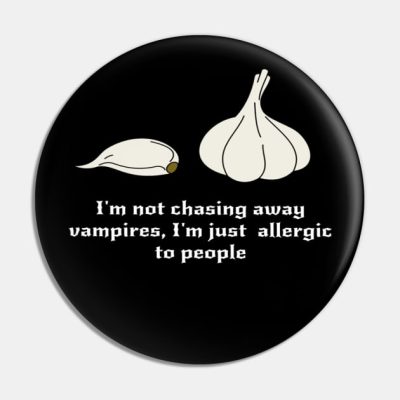 Allergic To People Pin Official Vampire Diaries Merch