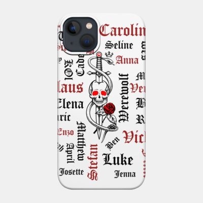 Tvd Characters Phone Case Official Vampire Diaries Merch