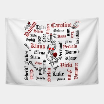 Tvd Characters Tapestry Official Vampire Diaries Merch
