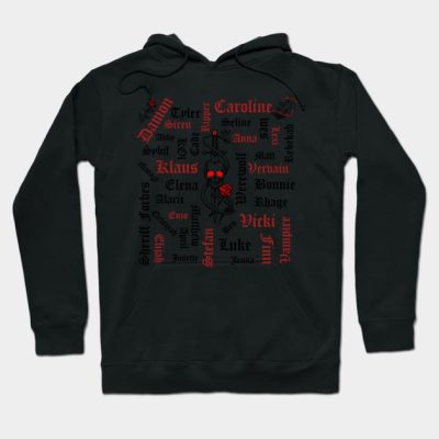 Tvd Characters Hoodie Official Vampire Diaries Merch