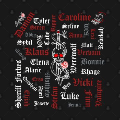 Tvd Characters Tank Top Official Vampire Diaries Merch