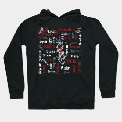 Tvd Characters Hoodie Official Vampire Diaries Merch