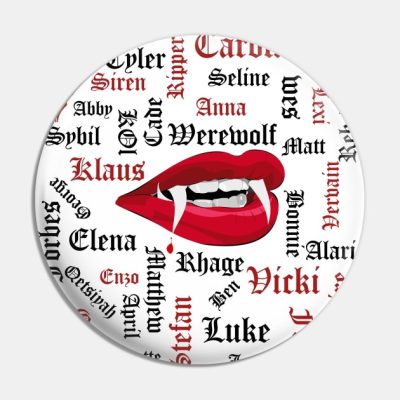 Tvd Characters V Pin Official Vampire Diaries Merch