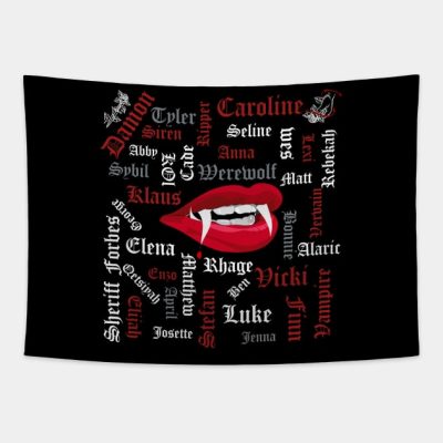 Tvd Characters V Tapestry Official Vampire Diaries Merch