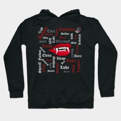 Tvd Characters V Hoodie Official Vampire Diaries Merch