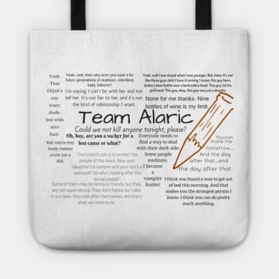 Team Alaric Tote Official Vampire Diaries Merch