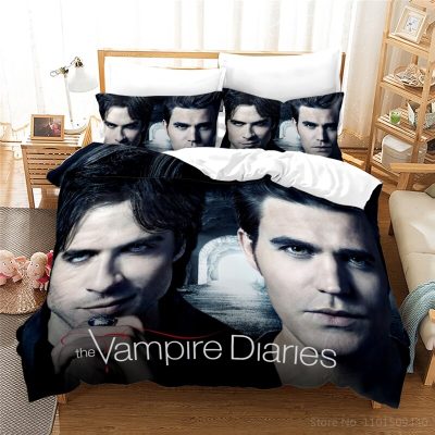 3D TV Series The Vampire Diaries Bedding set housse de couette Duvet cover set juego de 1 - Vampire Diaries Merch
