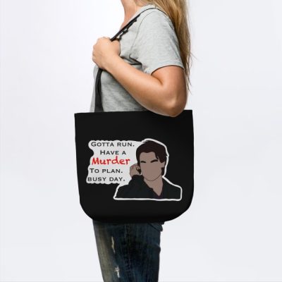 Damon Busy Day Sticker Tote Official Vampire Diaries Merch