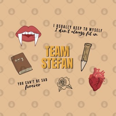 Team Stefan Vampire Pack Tapestry Official Vampire Diaries Merch