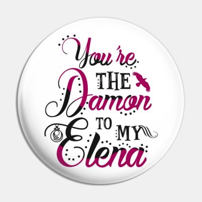 Damon To My Elena Pin Official Vampire Diaries Merch