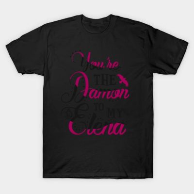 Damon To My Elena T-Shirt Official Vampire Diaries Merch