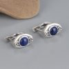 Lapis Lazuli The Vampire Diaries Coin Earring S925 Pure Silver Ear Clip Classic Women Earrings Exquisite 2 - Vampire Diaries Merch