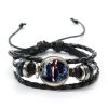 The Vampire Diaries Beaded Leather Bracelets Multilayer Elena Stefan Braided Bracelets Bangles Adjustable Wristband Jewelry Gift 1 - Vampire Diaries Merch