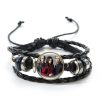 The Vampire Diaries Beaded Leather Bracelets Multilayer Elena Stefan Braided Bracelets Bangles Adjustable Wristband Jewelry Gift 5 - Vampire Diaries Merch