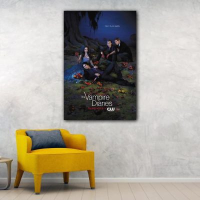 The Vampire Diaries Movie Canvas Art Poster and Wall Art Picture Print Modern Family bedroom Decor 16 - Vampire Diaries Merch