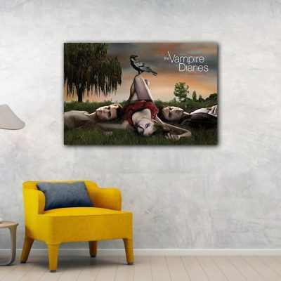 The Vampire Diaries Movie Canvas Art Poster and Wall Art Picture Print Modern Family bedroom Decor 17 - Vampire Diaries Merch