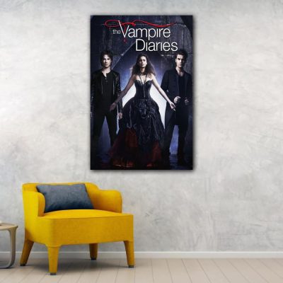 The Vampire Diaries Movie Canvas Art Poster and Wall Art Picture Print Modern Family bedroom Decor 18 - Vampire Diaries Merch
