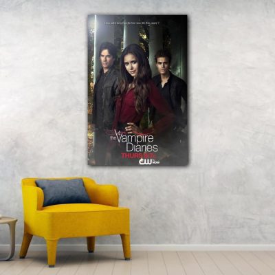 The Vampire Diaries Movie Canvas Art Poster and Wall Art Picture Print Modern Family bedroom Decor 19 - Vampire Diaries Merch