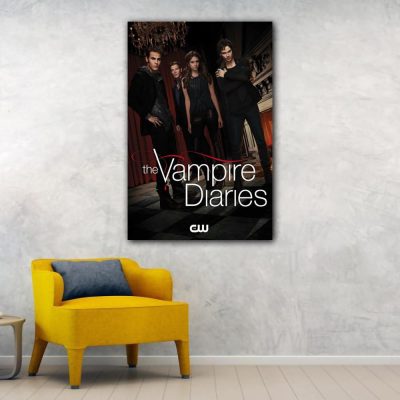 The Vampire Diaries Movie Canvas Art Poster and Wall Art Picture Print Modern Family bedroom Decor 22 - Vampire Diaries Merch