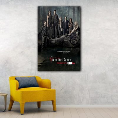 The Vampire Diaries Movie Canvas Art Poster and Wall Art Picture Print Modern Family bedroom Decor 23 - Vampire Diaries Merch