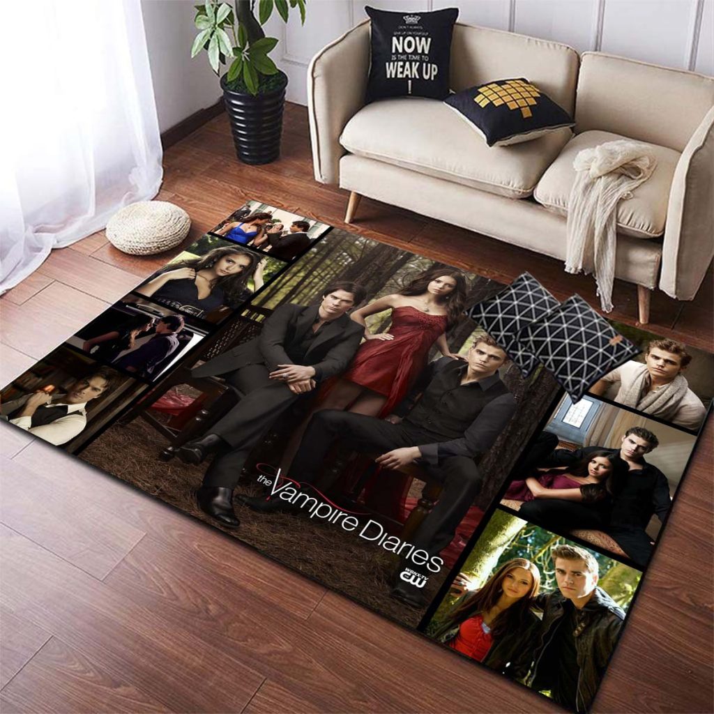 The Vampire Diaries Non slip Area Rugs Large Mat Rugs for Living Room Comfortable Carpet Soft 14 - Vampire Diaries Merch