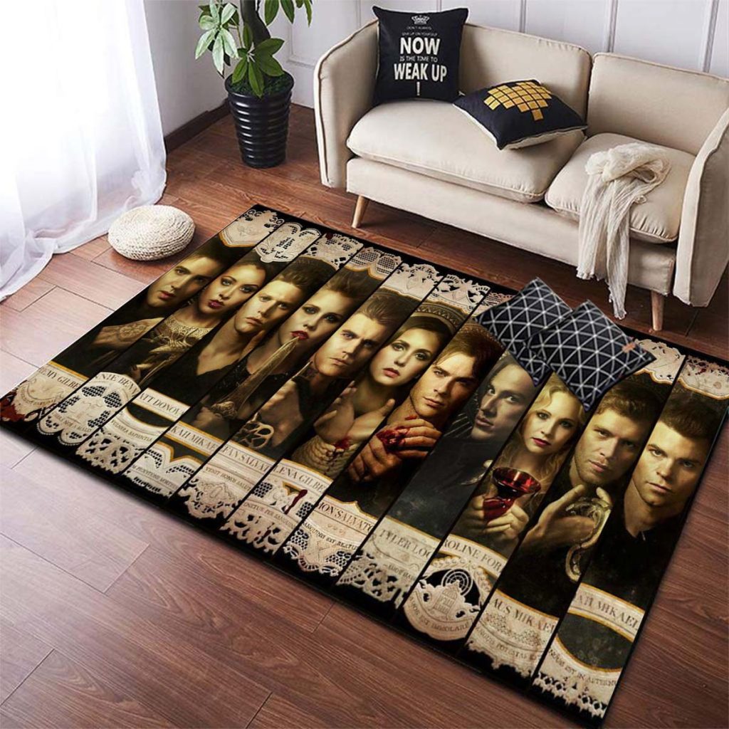 The Vampire Diaries Non slip Area Rugs Large Mat Rugs for Living Room Comfortable Carpet Soft 5 - Vampire Diaries Merch