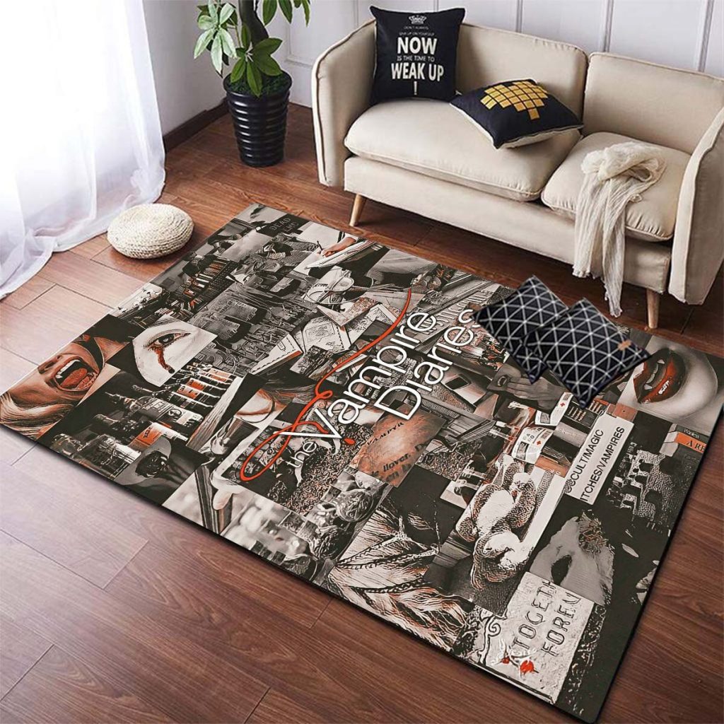 The Vampire Diaries Non slip Area Rugs Large Mat Rugs for Living Room Comfortable Carpet Soft 6 - Vampire Diaries Merch