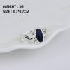 VampireDiaries Rings Elena Gilbert Daylight Rings Vintage Crystal Ring with Blue Lapis Fashion Movies Jewelry Cosplay 5 - Vampire Diaries Merch