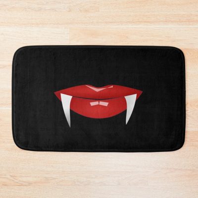 Vampire Lips ,Vampire Mouth , Vampire’S Fangs Bath Mat Official Vampire Diaries Merch